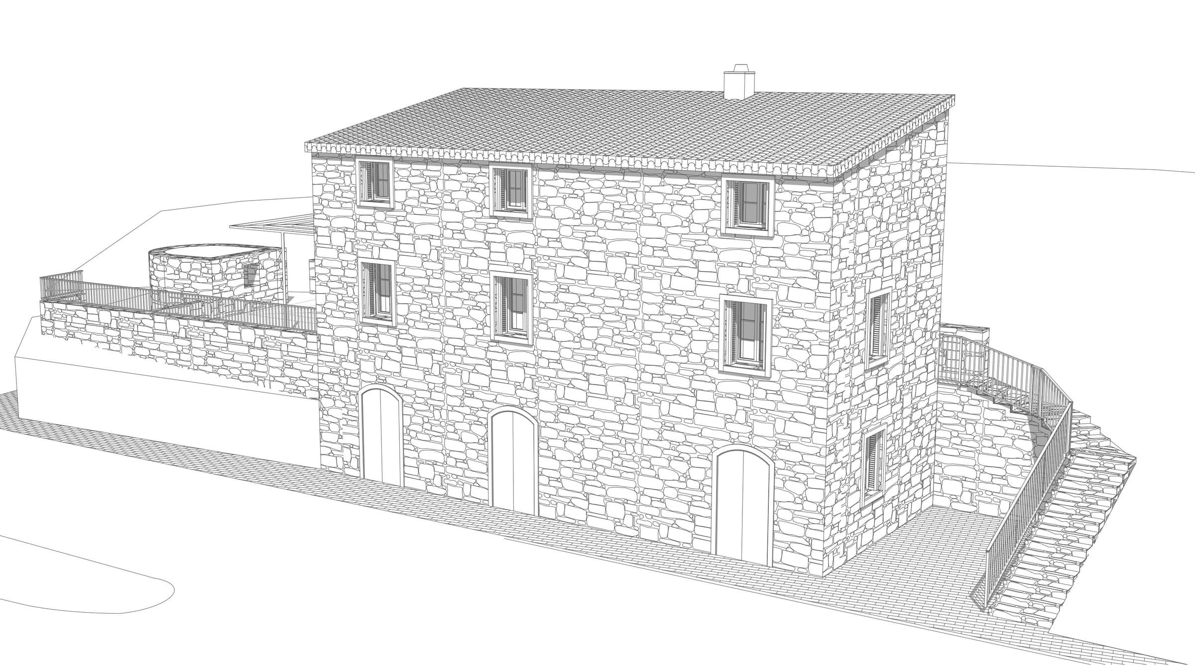 Maison contemporaine, Partinello — Farrone